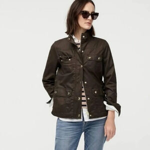 J. Crew Downtown Field Jacket‎ Mossy Brown Small